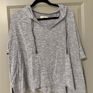 Heather Gray Women's Hooded Sweatshirt